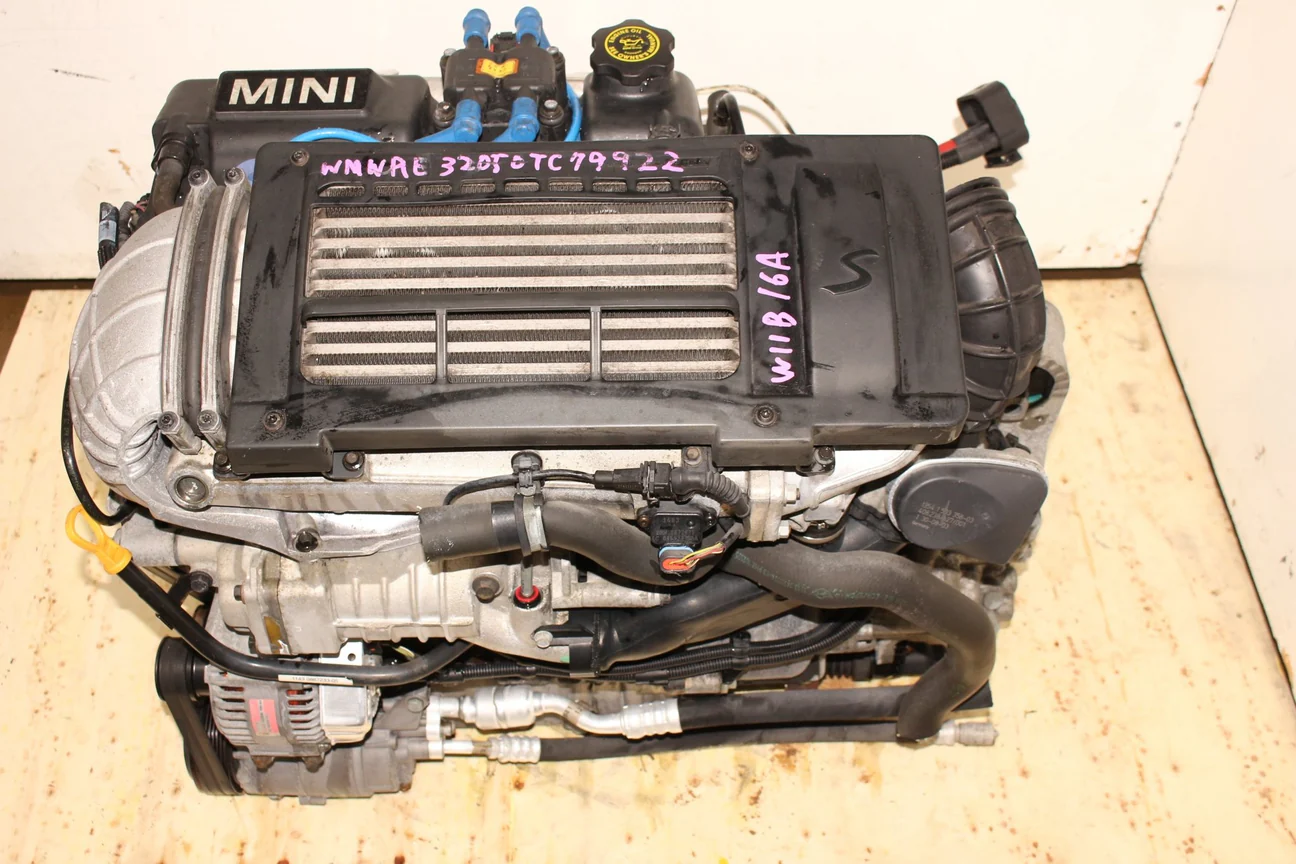 2002 2003 2004 2005 2006 Mini Cooper S Engine 1.6L SOHC Supercharged Motor and Automatic Transmission - Image 2